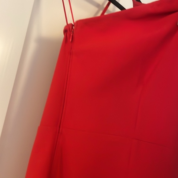 Abercrombie & Fitch Asymmetrical Red Dress - Picture 6 of 8